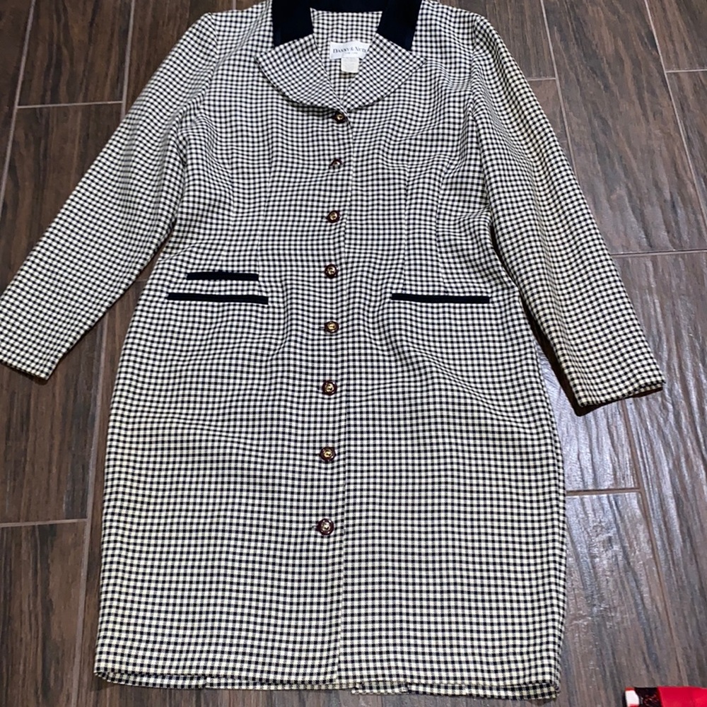 Vintage Danny&Nicole houndstooth dress